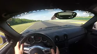 Cayman R laps at VIR with Chin Track Days
