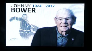 Maple Leafs, Coyotes honour late Johnny Bower with moment of silence