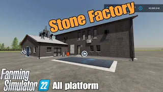 Stone Factory   / FS22 mod for all platforms