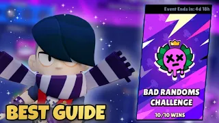 Bad Randoms Challenge | 10-0 | Best Brawlers + Tips | Brawl Stars