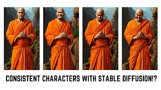 Create CONSISTENT Characters Using Stable Diffusion!?