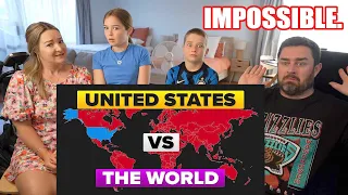 New Zealand Family React to The United States vs The World - Who Would Win? Military Comparison