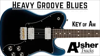 Heavy Blues Groove in A minor | Guitar Backing Track