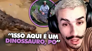 ESTAG REAGE: OS 7 MAIORES CROCODILOS DO MUNDO! | Cortes do Estagiário