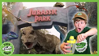 Jurassic Park GIANT T-Rex! | T-Rex Ranch Dinosaur Videos