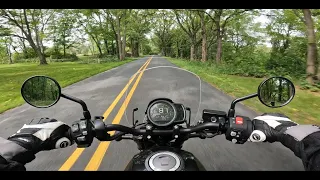 Rebel 1100 DCT POV Morning Ride - Raw Sound - City and Country GoPro Hero 10