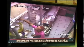 Dono monitora pastelaria pelo celular e PM flagra assaltantes na Savassi