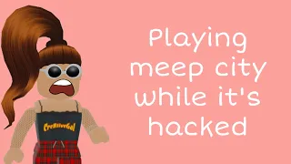 MEEP CITY HACKED LIVE (ROBLOX)