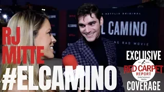 RJ Mitte interviewed at Netflix's 'El Camino: A Breaking Bad Movie' World Premiere