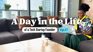 Day in the Life of a Tech Startup Founder (Ep.17) working from home and rooftop, pitch competition