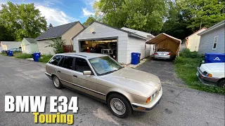 BMW E34 530i Touring! Ep.1 Walkaround and driving!