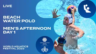 LIVE | Day 1 | Men's Afternoon | Beach Games Beach Water Polo Qualification Tournament 2023