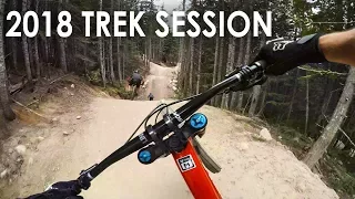 Demo Riding a 2018 Trek Session - Whistler Bike Park Downhill | Jordan Boostmaster