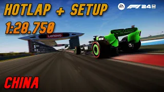 F1 24 China Hotlap + Setup 1:28.750 (Old Handling)