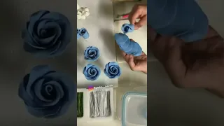 اسهل💫 طريقة تشكيل ورود بعجينة سكر 🌹🌹