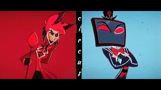 Alastor vs Vox _Circus (Hazbin Hotel)