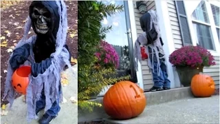 Fake Trick or Treater Prank