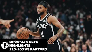 Brooklyn Nets Highlights vs. Toronto Raptors | 11/7/21