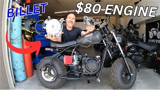 $80 engine on the Coleman CT200U-EX mini bike