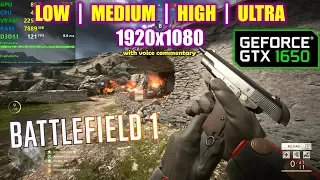 GTX 1650 | Battlefield 1 - 1080p All Settings! - 64 players