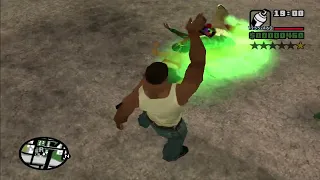 GTA San Andreas - CJ is crazy and doesn't give up in front of the police