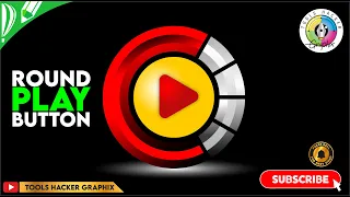 Round Play Button  | by Tools Hacker Graphix