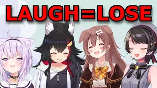 Uncontrollable Laughter during SMOK's "You Laugh You Lose" Challenge [Eng Sub/Hololive]