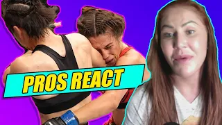 MMA Pros React 😲 Weili Zhang KO's Joanna Jedrzejczyk 👊 UFC 275