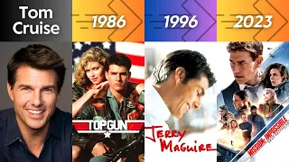 Tom Cruise Evolution - Every Movie from 1981 to 2023