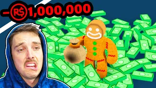 I spent $1,000,000 Robux