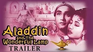 Aladdin and The Wonderful Lamp Movie Trailer | Meena Kumari, Mahipal | Old Classic Movie