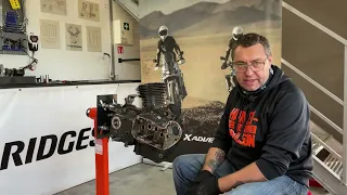 Harley Davidson Jankeski Ironhead Rozbiórka silnika