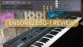 ENSONIQ ESQ-1 Demo - first Impressions and overview of the 1986 digital wavetable synthesizer