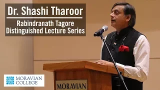 Dr. Shashi Tharoor at Moravian College