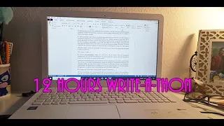 Scrivo per 12 ore?! | 12 Hours Write-A-Thon | Giulia K. Monroe