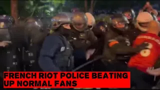 FRENCH RIOT POLICE BEATING UP ‘normal fans’ | ACAB VS LIVERPOOL FANS | Liverpool vs Real Madrid