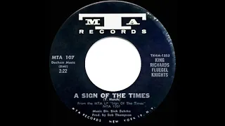 1966 King Richard’s Fluegel Knights - A Sign Of The Times (mono 45)
