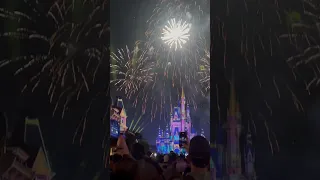Finale of Last Disney Enchantment Fireworks Show at #magickingdom  #disneyworld #waltdisneyworld