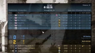 Random guy join game between SK and North (6 vs 5).XD