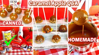 BEST CARAMEL FOR PERFECT CARAMEL APPLES  | Homemade Caramel vs. Product