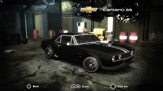 nfs mw 2005 (chevy camaro ss)