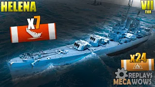 Helena 7 Kills & 199k Damage | World of Warships Gameplay 4k