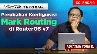 Mark Routing Configuration Changes in RouterOS v7 - MIKROTIK TUTORIAL [ENG SUB]