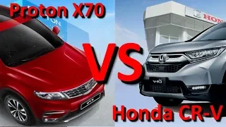 Kos Servis Proton X70 vs Honda CR V