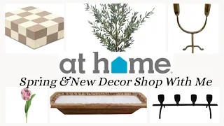 "AT HOME" SPRING HOME DECOR|| SHOP WITH ME|| BEST NEW FINDS 2024