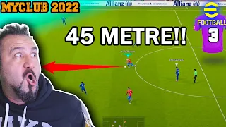 45 METRE FÜZE GOL! CARLOS FRİKİK! ⚽ NEYMAR ÇALIM ŞOV! | PES 2022 (Efootball 2022) RÜYA TAKIM #3