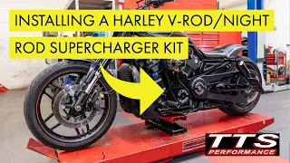 How to install a TTS Performance supercharger kit to a Harley Davidson V-Rod/Night Rod