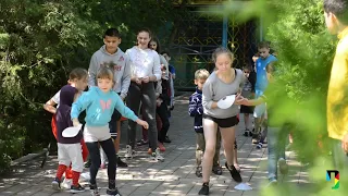 Зарядка с чемпионом в Детском социальном приюте