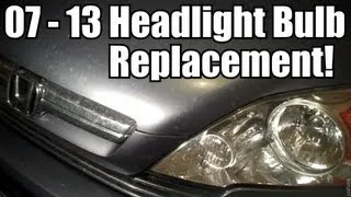 2007 - 2014 Honda CR-V Headlight Bulb Replacement