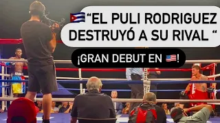 ADLAY “EL PULI” RODRÍGUEZ TUVO SU GRAN DEBUT EN ESTADOS UNIDOS. ¡AQUÍ LA PELEA! #boxeo 🥊🇨🇺💪